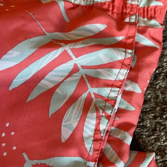 Coral Swim Trunk 14/16 Husky Cat & Jack EUC - Picture 8 of 12